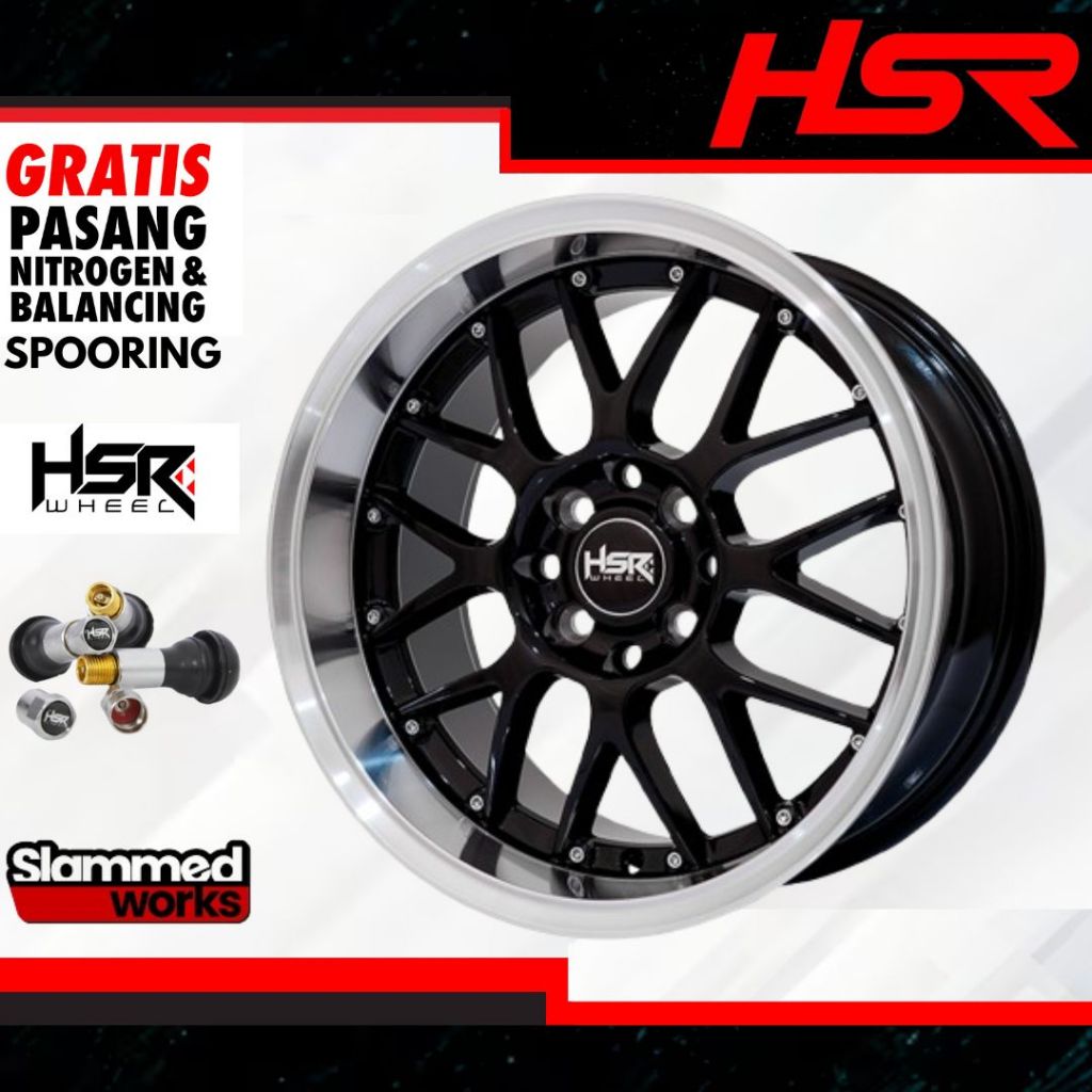 VELG HSR OITA RING 16 PCD 4X100/114.3 LEBAR 7/8.5