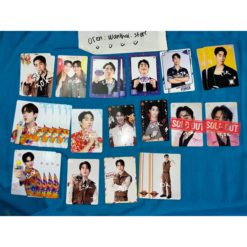 [Official PC] Force Jiratchapong | ForceBook | Only Friends | A Boss And A Babe | Photocard | Collec