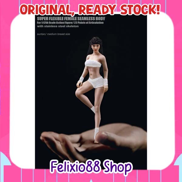 Phicen TBLeague Female Seamless Body Medium SIZE BUST 1/12 scale figure, Pale Skin, Suntan Skin MISB