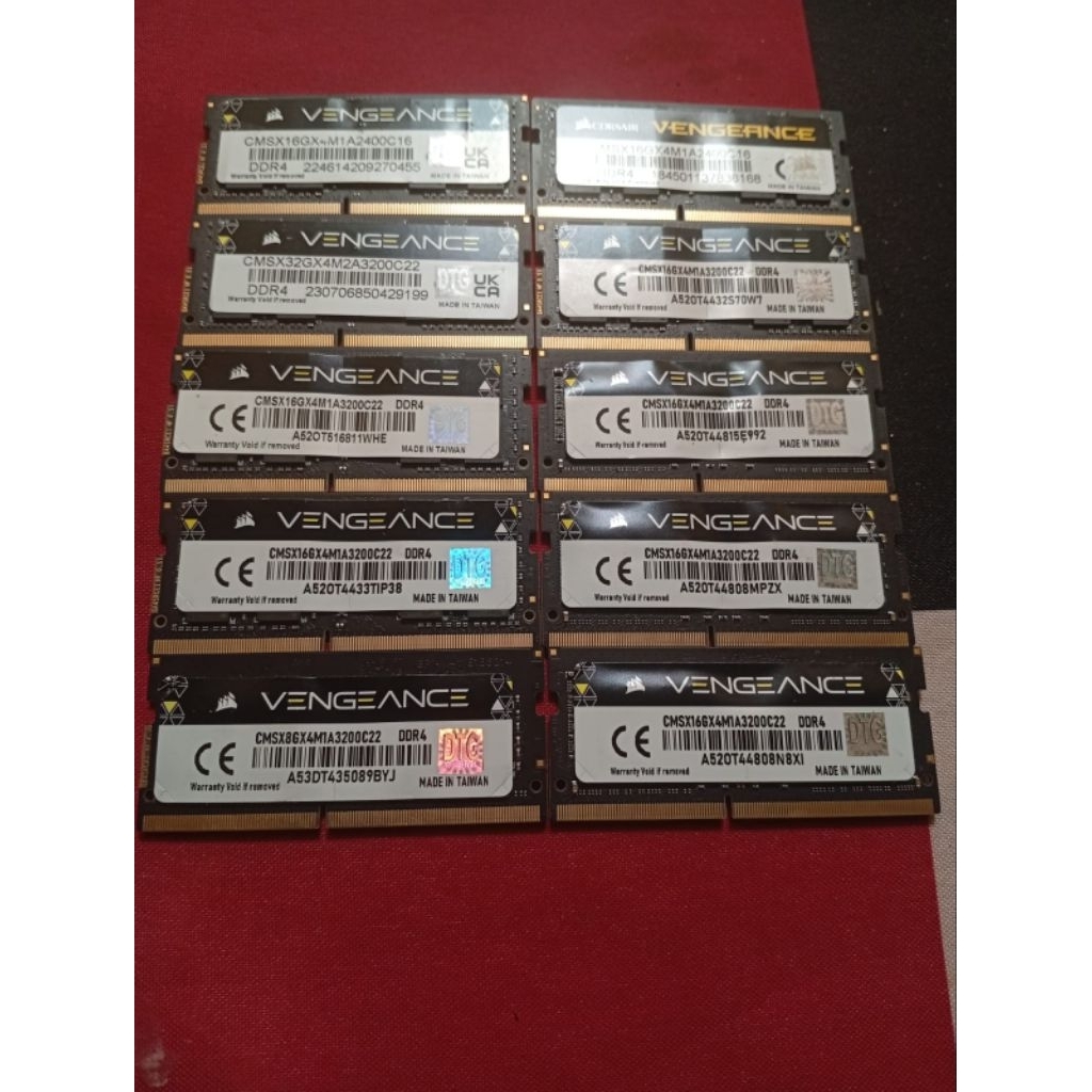 SODIMM DDR4 16GB CORSAIR 3200MHZ RAM CORSAIR DDR4 16GB