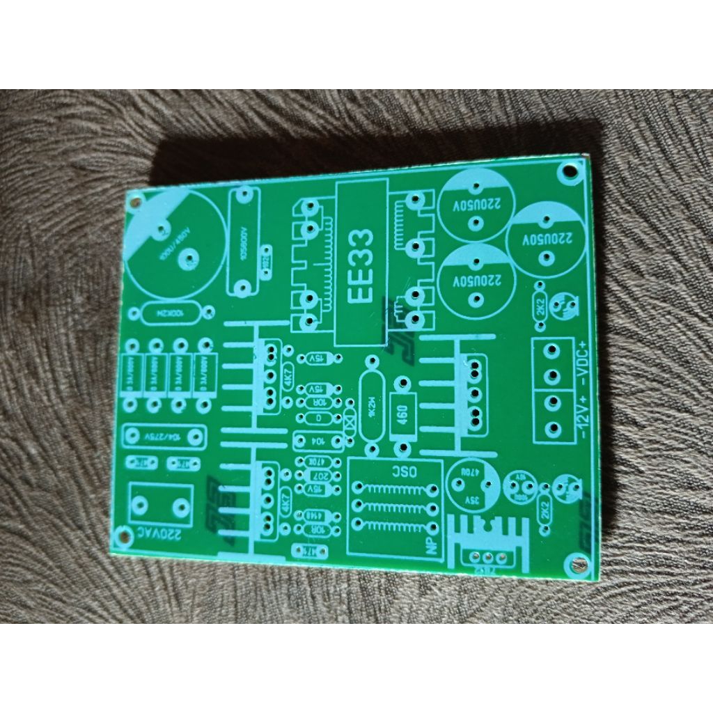pcb smps sos, 10a non ct, ukurang 8x 10cm