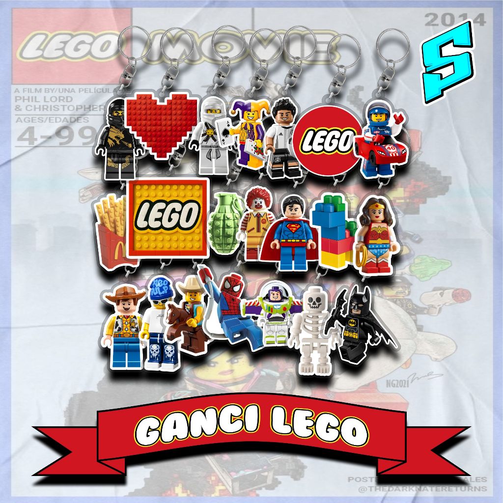 GANCI LEGO KARAKTER LEGO KEREN KECE TERBARU GANCI LEGO KARAKTER LEGO KEKINIAN VIRAL MURAH TERBARU
