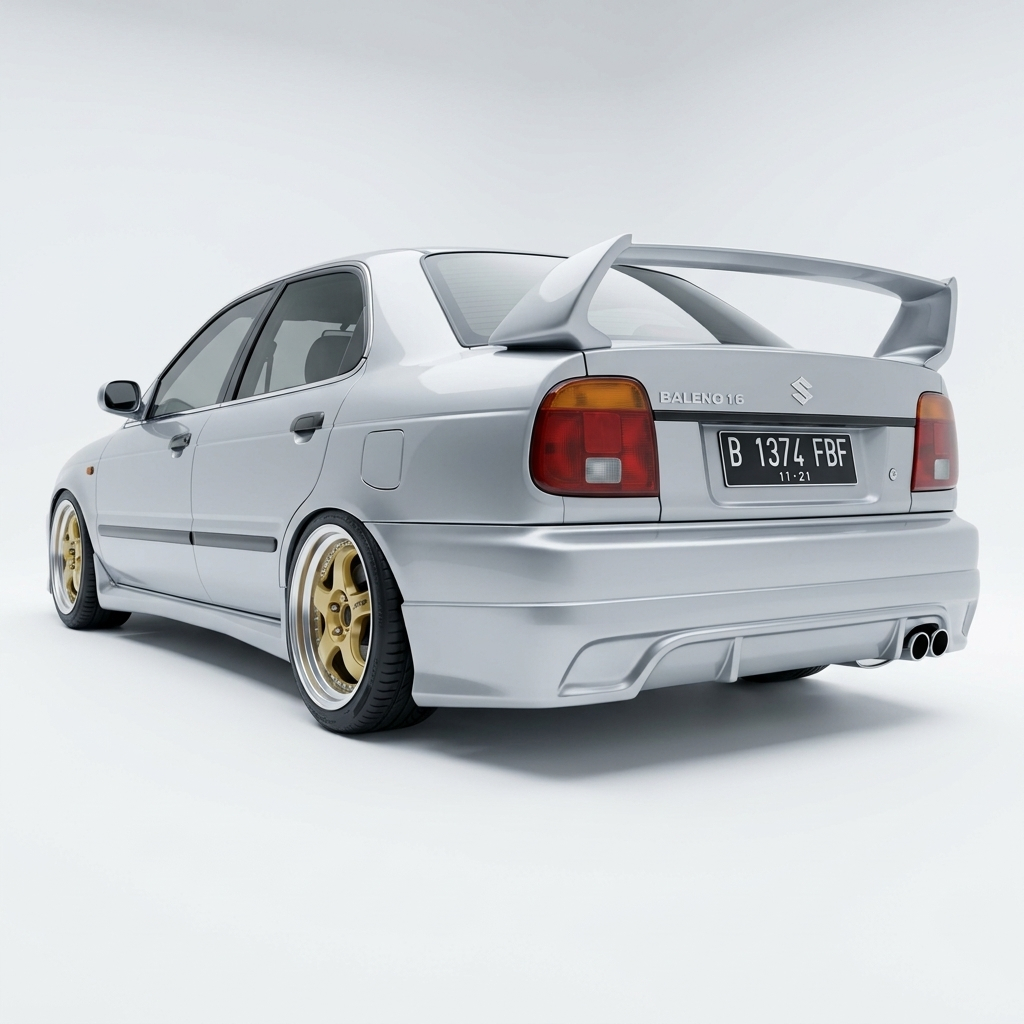 Bodykit suzuki baleno 97 1997-1999 full set custom fiber foxy