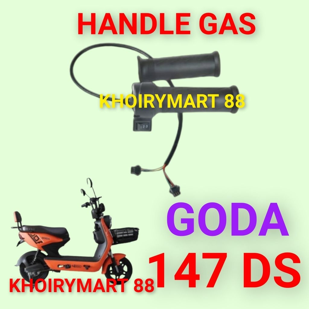 handle gas goda 147 ds throttle gas Sepeda listrik goda 147 ds