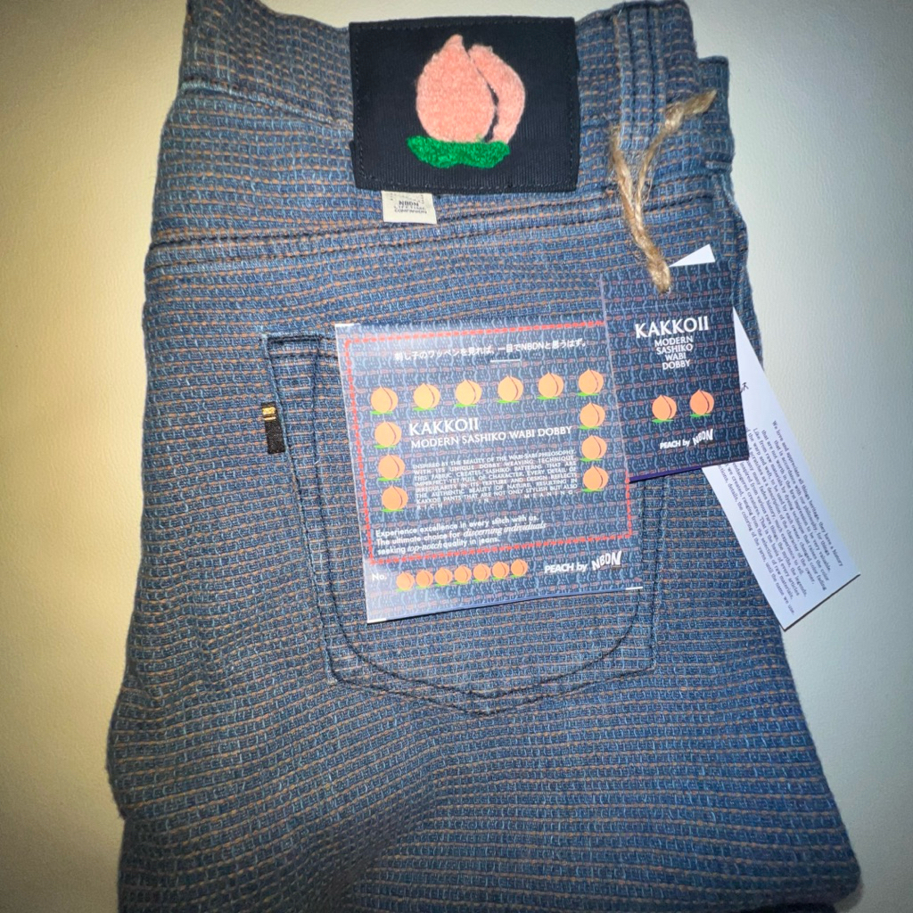 nbdn jeans sashiko wabi