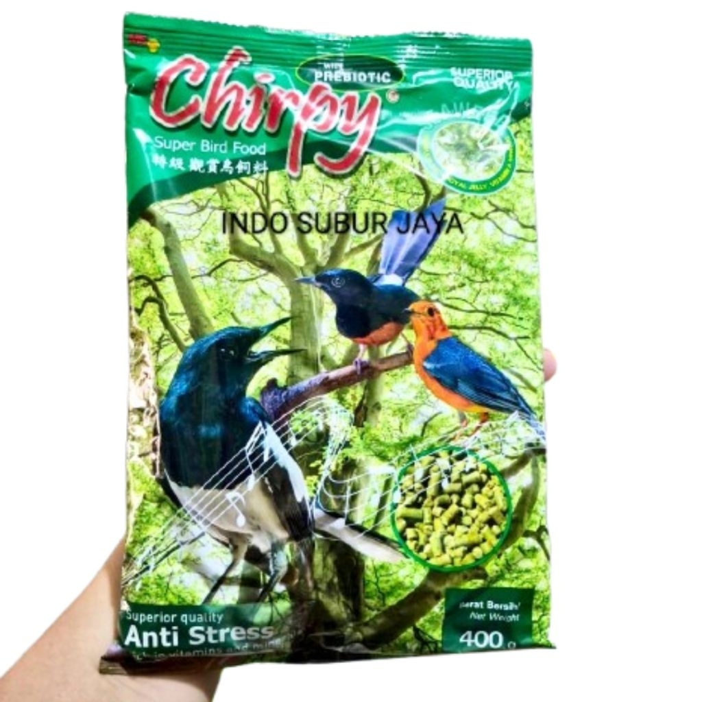 Chirpy Seaweed– 400 Gram Makanan Pur Burung