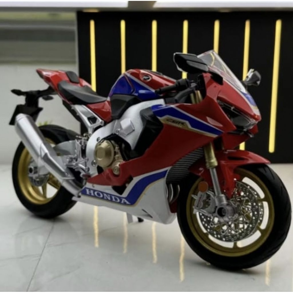 Diecast Official Honda CBR1000 Merah 1:9