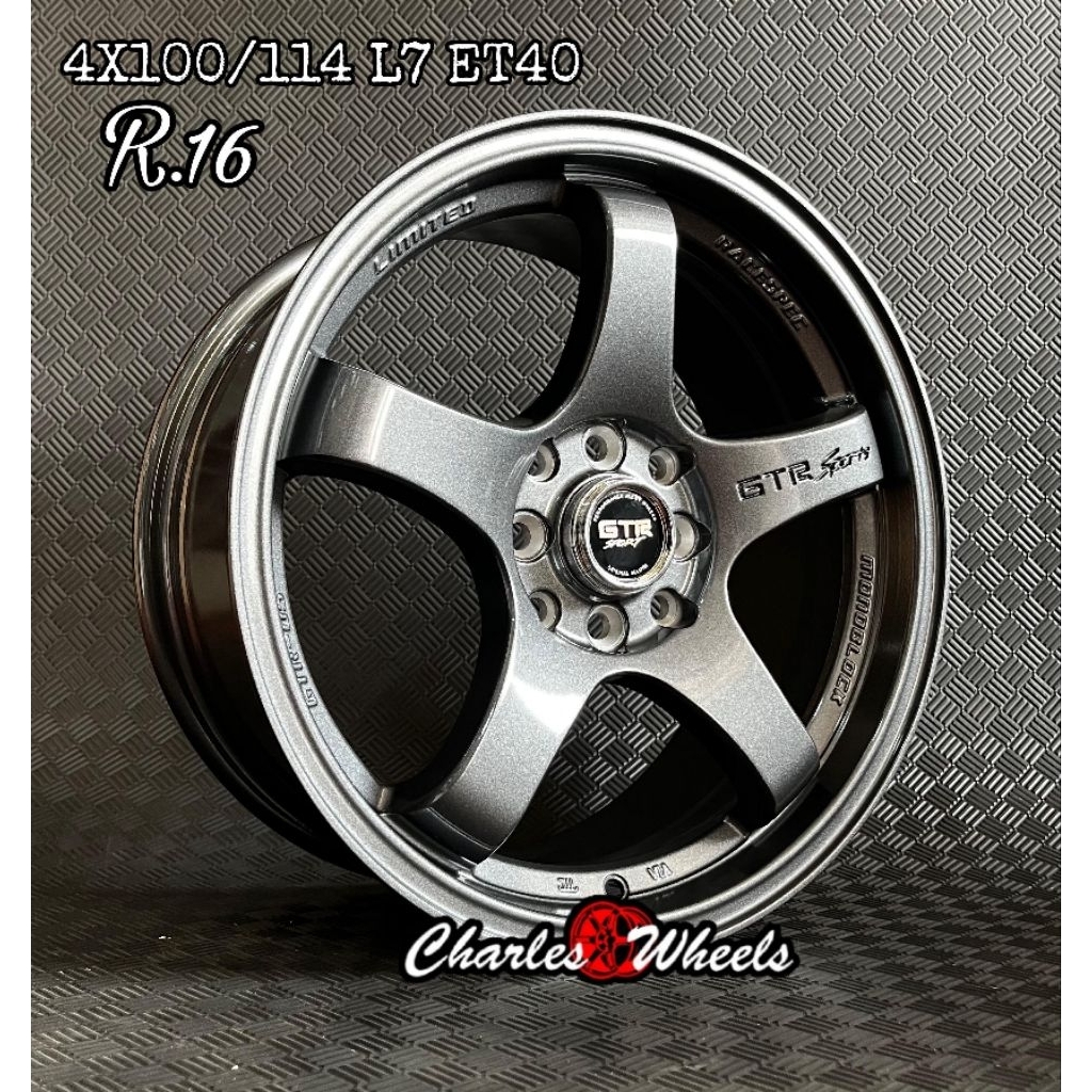 jual velg advan gtr r16 4x100 4x114,3