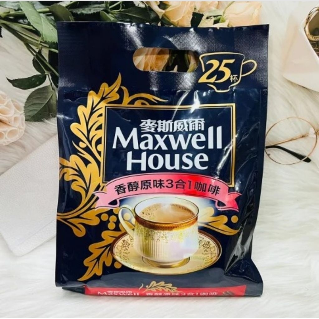 maxwell house coffee kopi original isi 25 sachet