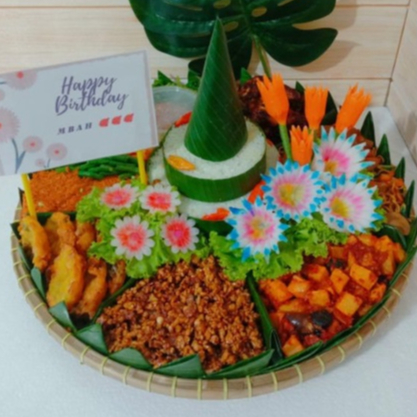 Nasi Tumpeng 10 porsi/Tumpeng Nasi Liwet/Nasi liwet