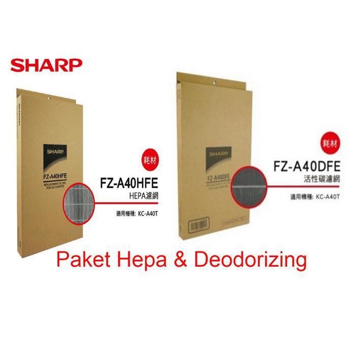 Mega Electronic - Original Sharp Filter Fz-A40Hfe+Fz-A40Dfe