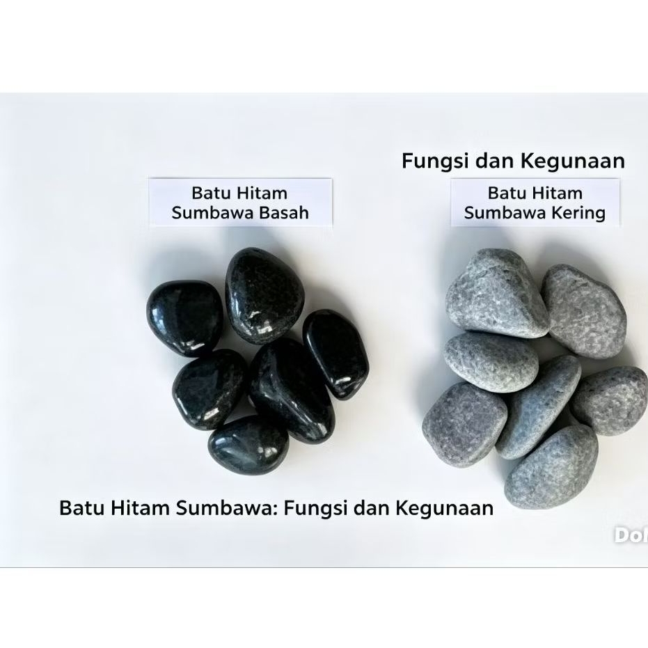 Batu hitam sumbawa 1kg/Batu koral hitam /Batu koral hitam/Batu taman/Batu hias/Batu hitam pekat/Batu