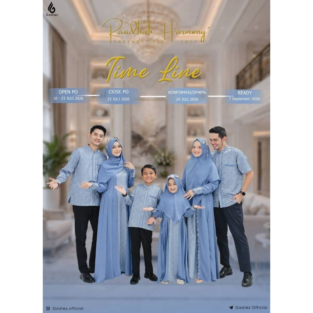 RAUDHAH HARMONY FAMSET BY GADIEZ