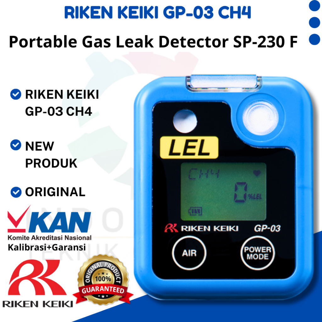 Riken Keiki GP-03 CH4 - Detector Gas Mini