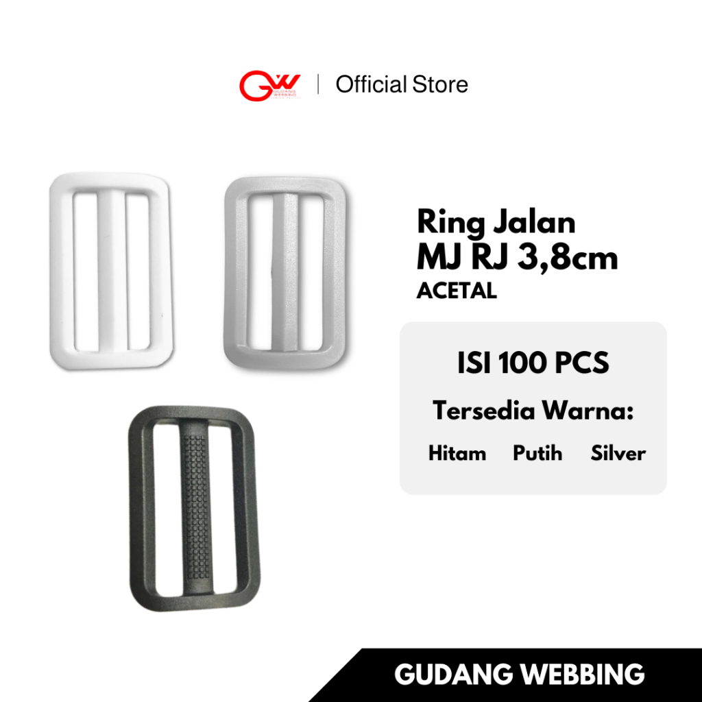 Ring Jalan 3.8cm | Ring Geser 3.8 cm | Slider | MJ RJ 3,8 cm Acetal