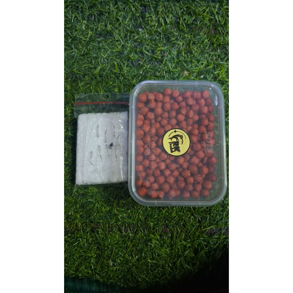 paket mancing bandeng rangset atau rangkaian ikan bandeng tanpa umpan plus butiran khusus ikan bande