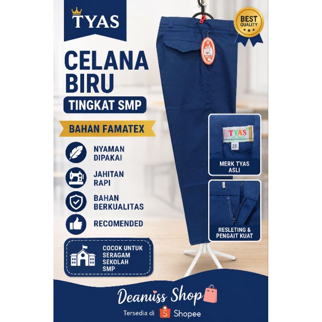 Seragam Sekolah TYAS Celana panjang  SMP