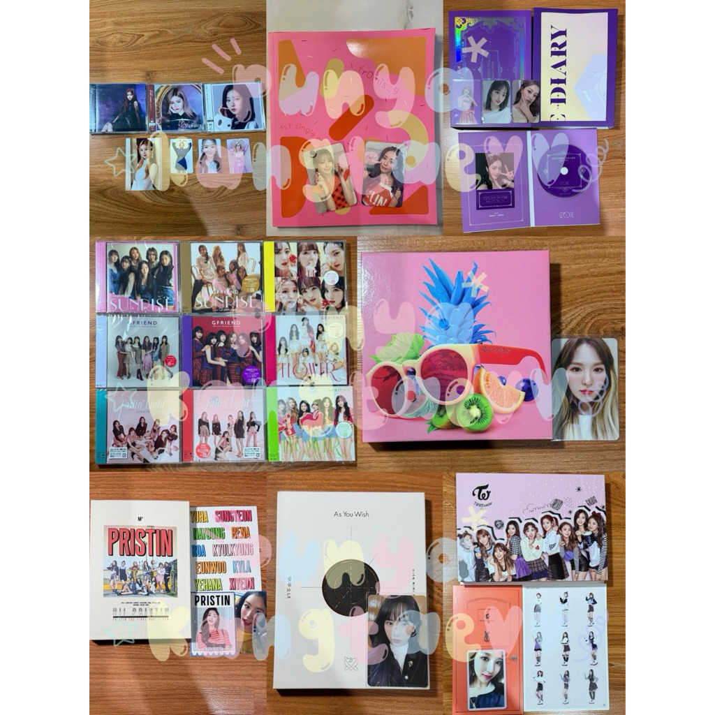 KPOP ALBUM UNSEALED TWICE GFRIEND IZONE RED VELVET PRISTIN WJSN FROMIS_9 ONF BTOB IKON NCT DREAM NCT