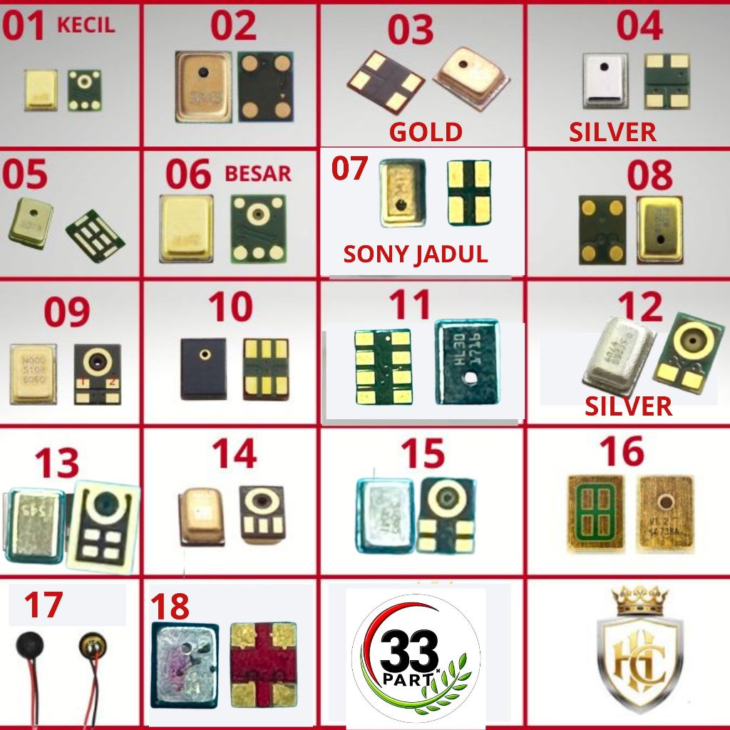MIC HP/MIC UNIVERSAL/MICROPHONE HP/MIC SAMSUNG/MIC XIAOMI/MIC OPPO/MIC VIVO ORIGINAL