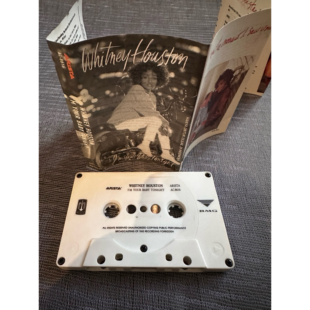 Kaset Pita Whitney Houston I’m Your Baby Tonight Arista Original Album Pop R&B