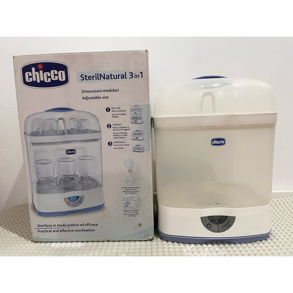 Chicco Sterilizer 3 in 1 Alat Steril Botol Bayi Preloved