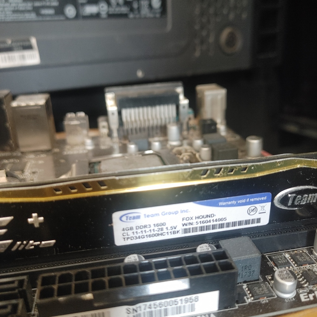 Ram ddr3 4GB 1600 Team Elite
