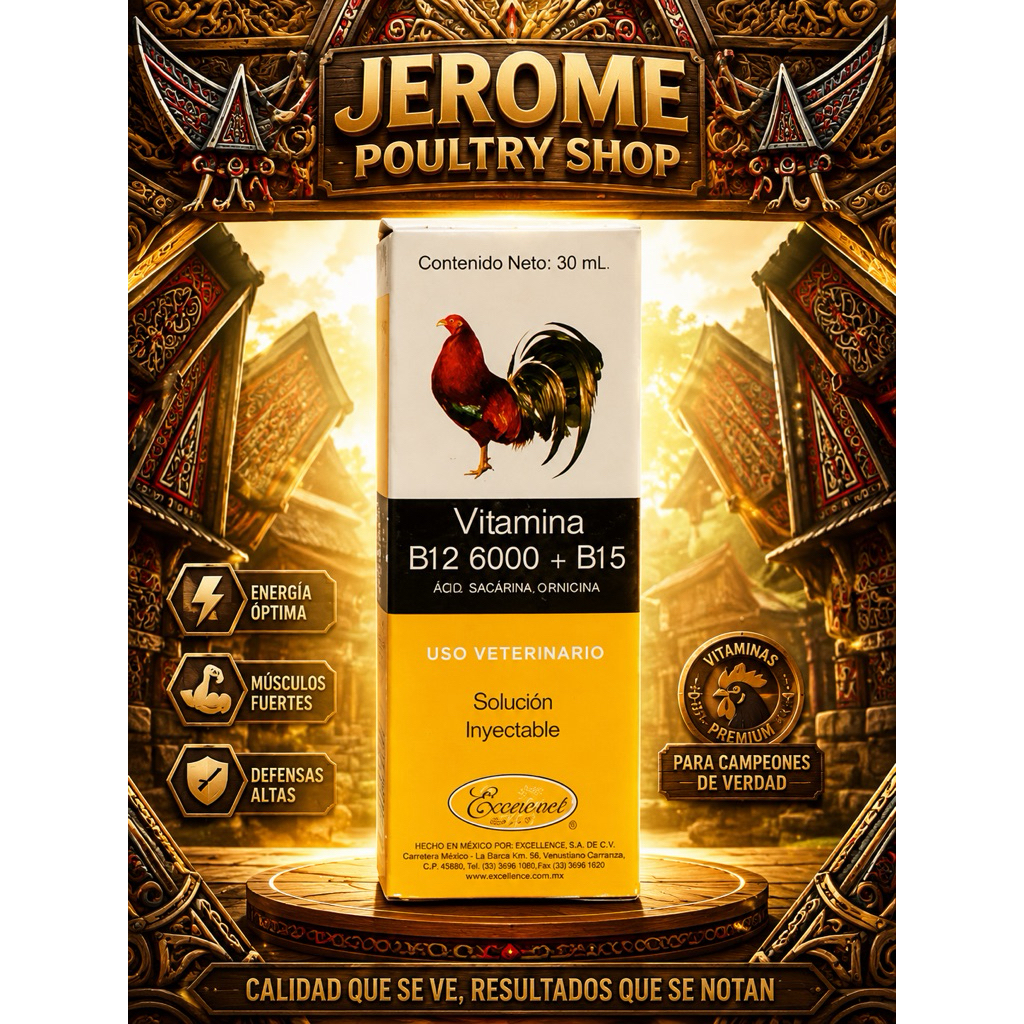 VITAMINA B12 6000 + B15 30 ML
