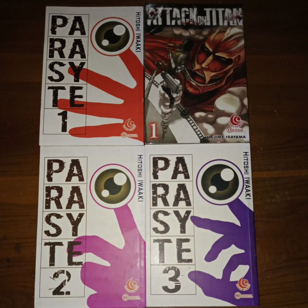 [PRELOVED] KOMIK JJK, AOT, AJIN & PARASYTE