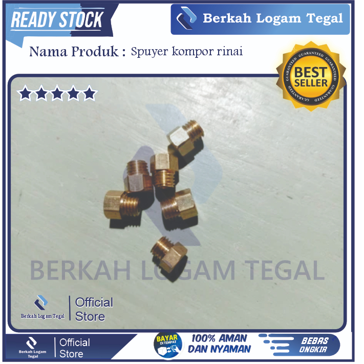Spuyer Kompor Gas Semawar Bahan Kuningan Full