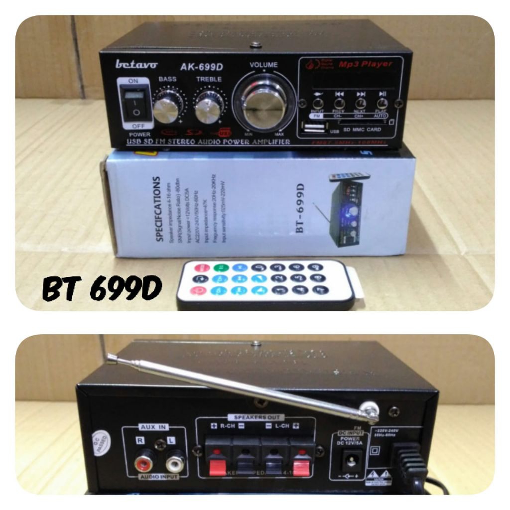 Ampli TARGA D06 Amplifier TARGA D-06 Audio Amplifier TARGA/Betavo Ampli Mini Car Audio Amplifier