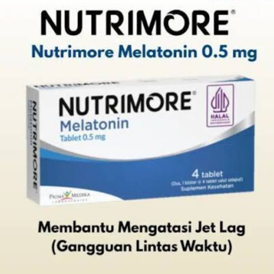 Nutrimor melatonin suplemen gangguan tidur per kotak