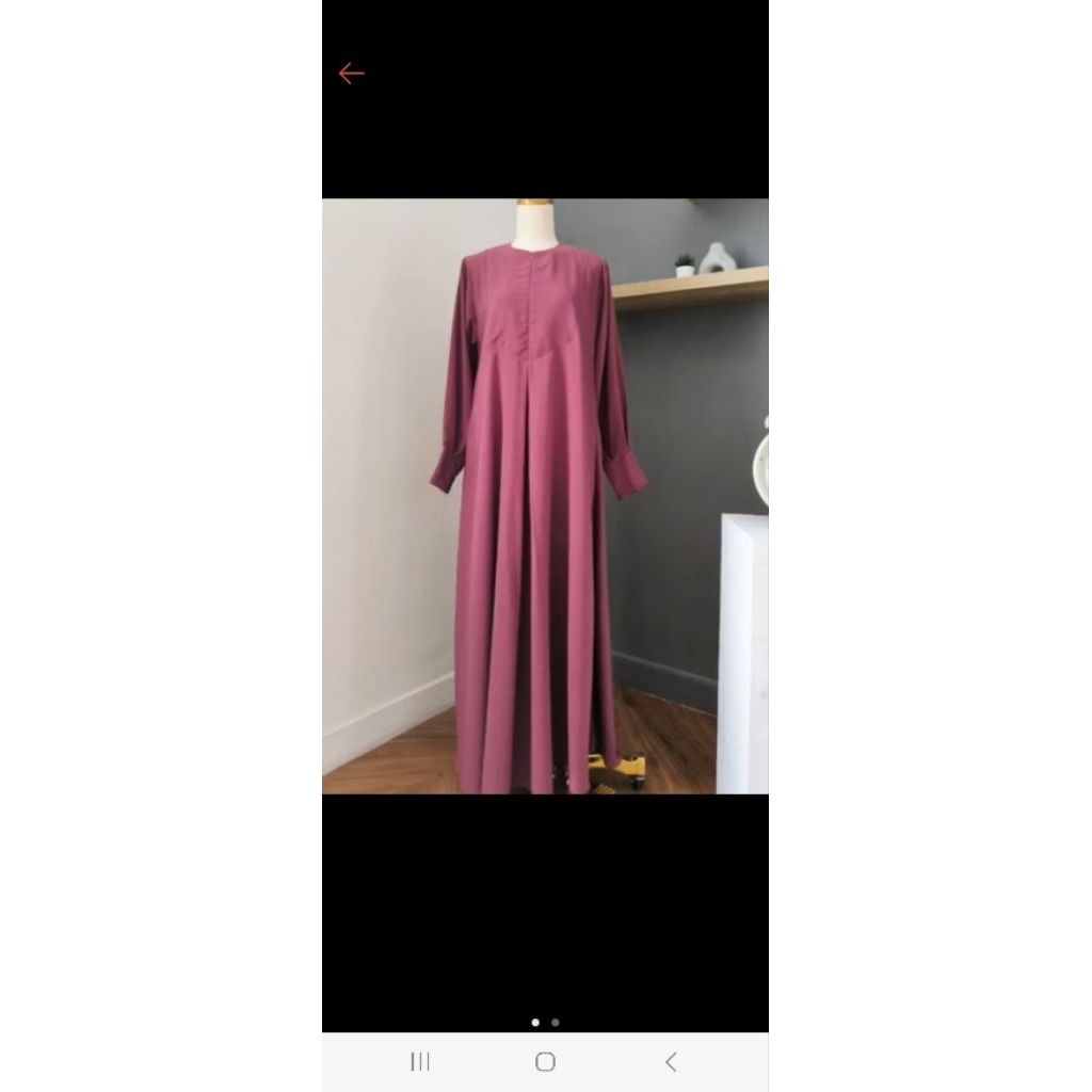 Gamis shamira Fortaleza  alhauraa - Salma Fashion Bekasi