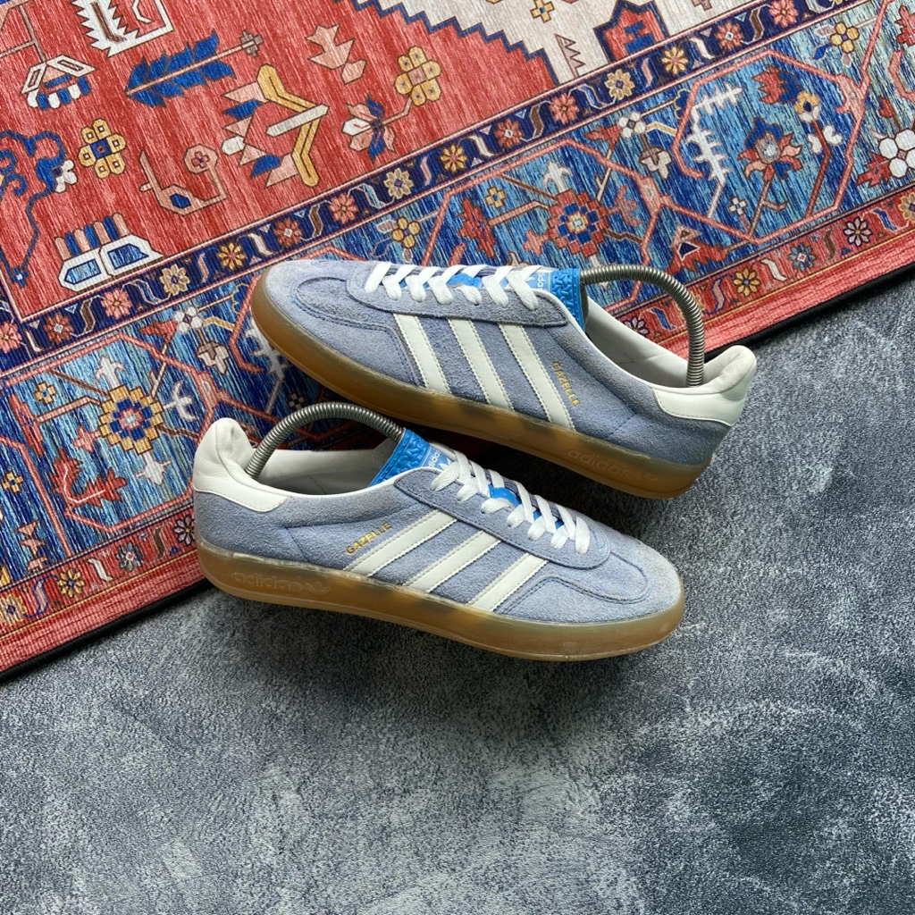 [Size 42] Adidas Gazelle Indoor ‘Blue Gum’ (HQ8717) Second Original Kondisi Mulus No Minus Like New.