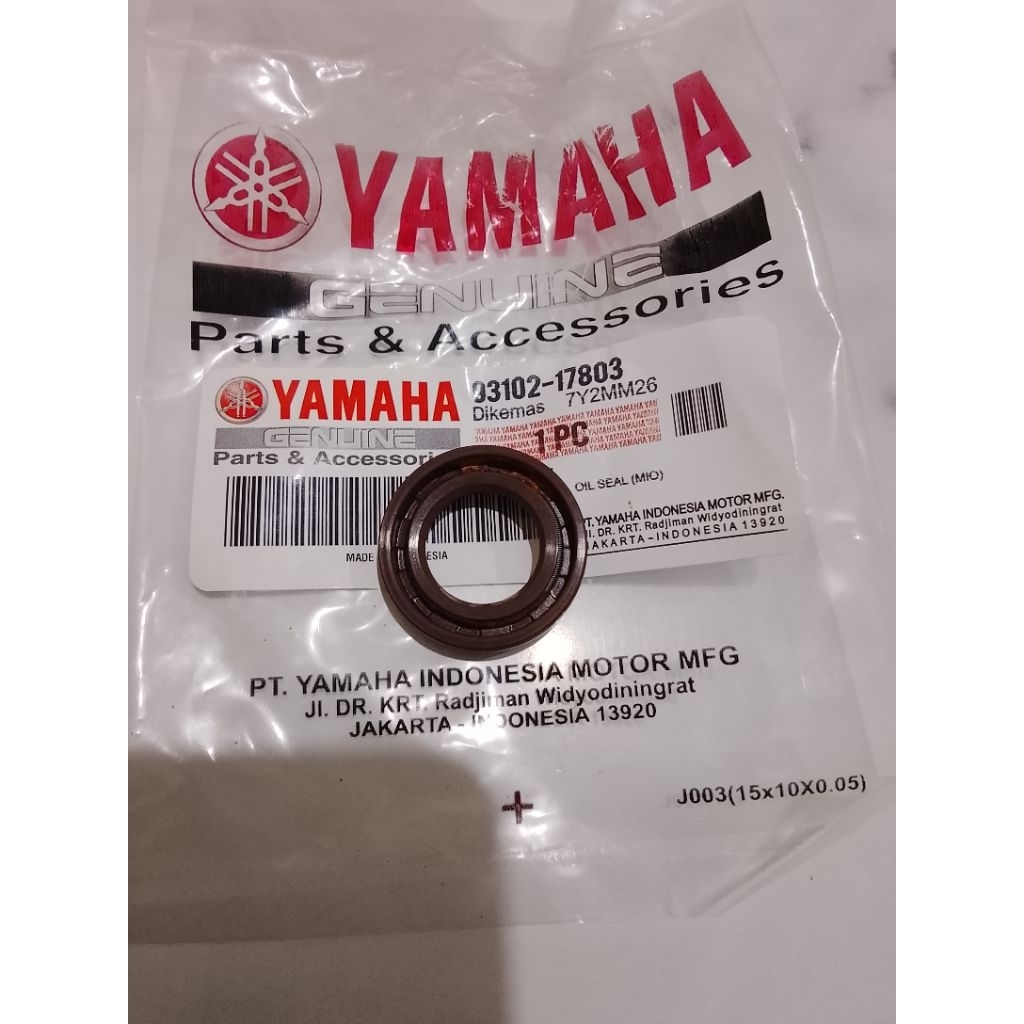 seal as puli motor Yamaha Mio J 93102-17803
