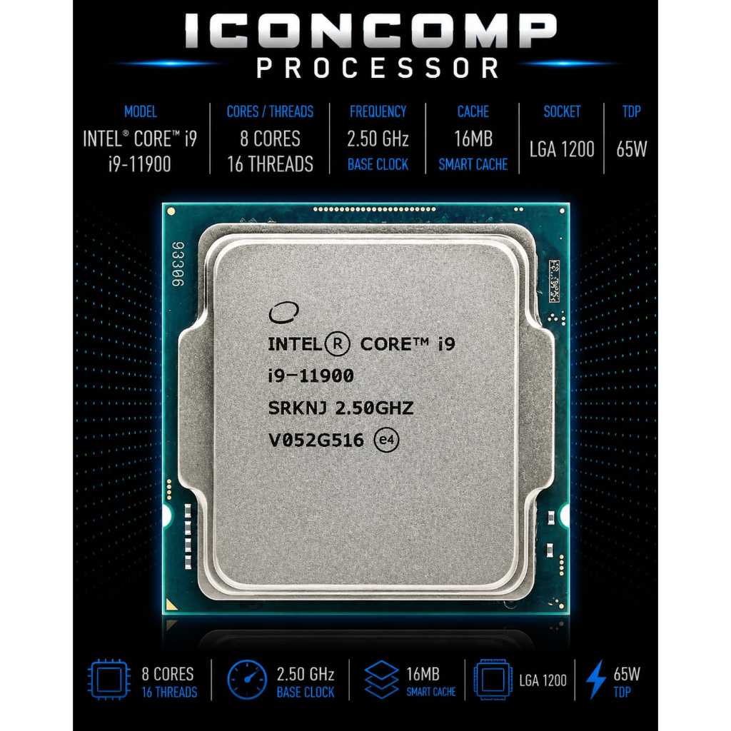 PROCESSOR INTEL CORE I9 11900 TRAY SOCKET LGA 1200