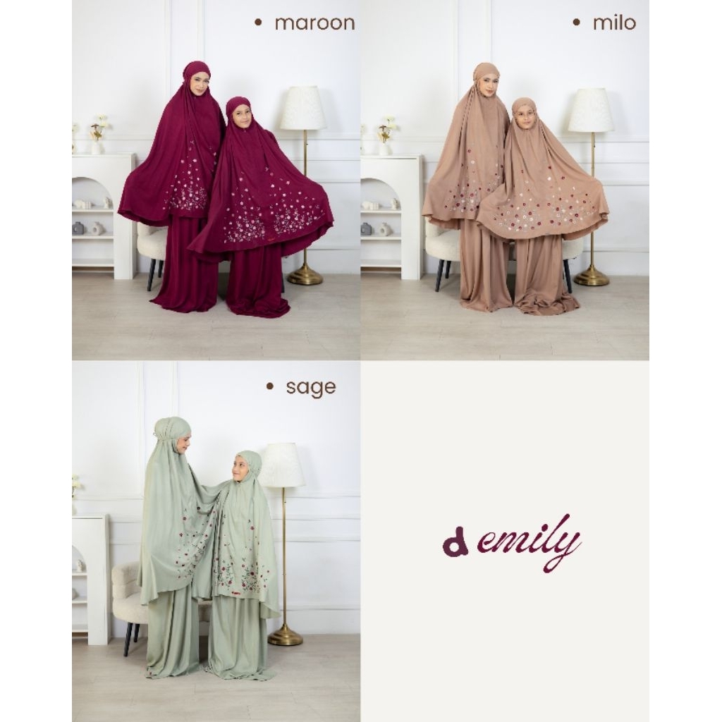 MUKENA DANNIS || MUKENA DANNIS EMILY || MUKENA DANNIS TERBARU || MUKENA DANNIS COUPLE MOM & GIRL