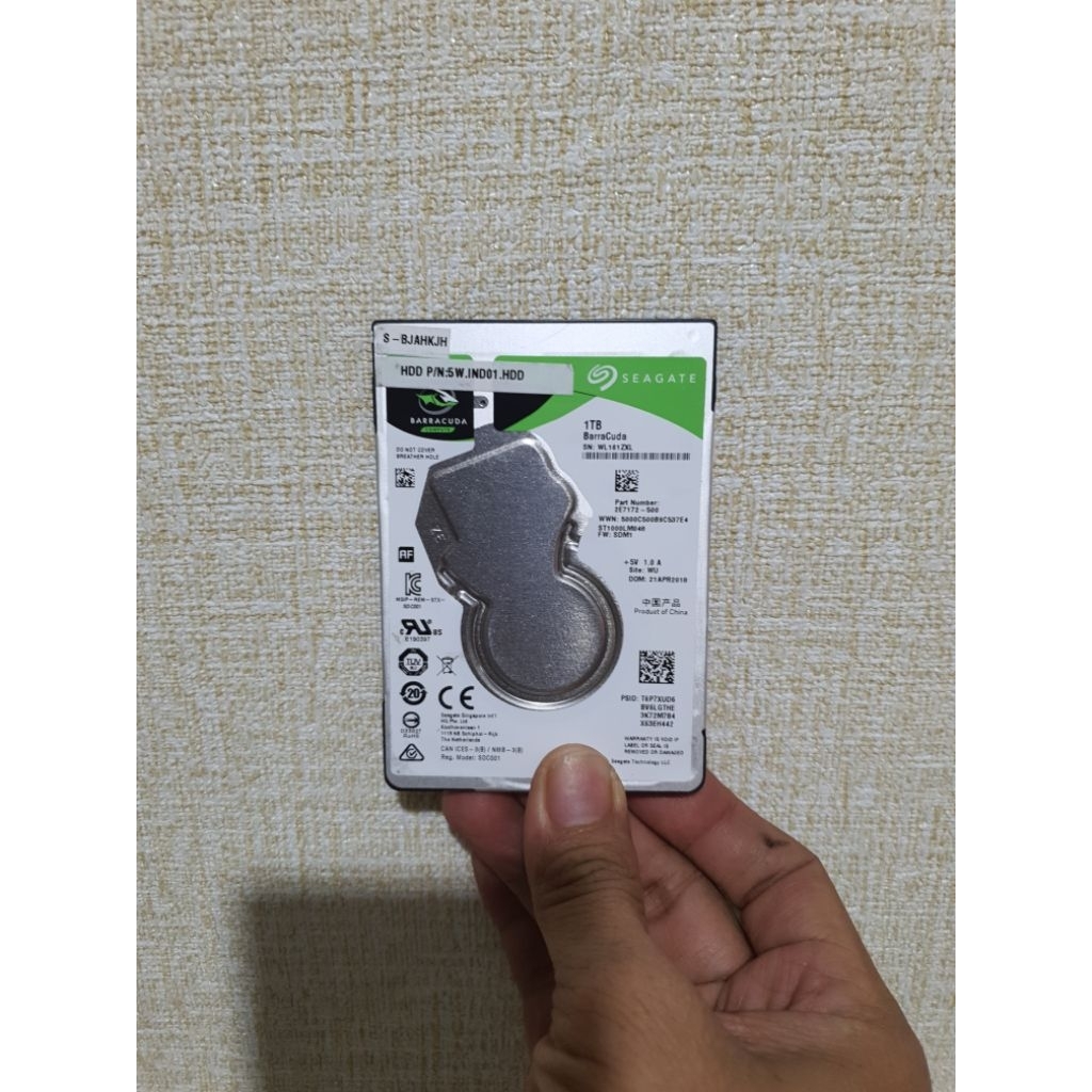 hdd slim seagate barracuda 1 tb