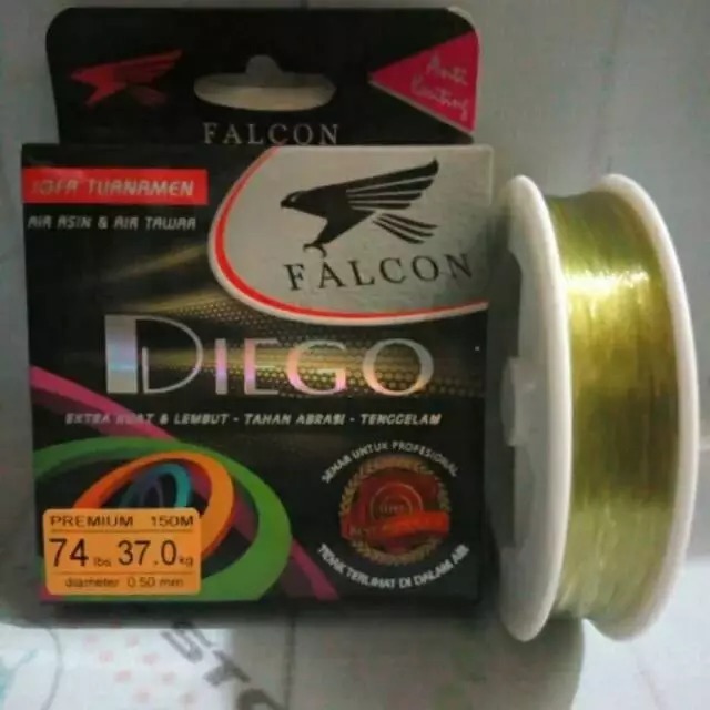 Senar Pancing Falcon Diego Anti Keriting 150m / Senar Pancing Kuat Dan Anti Keriting