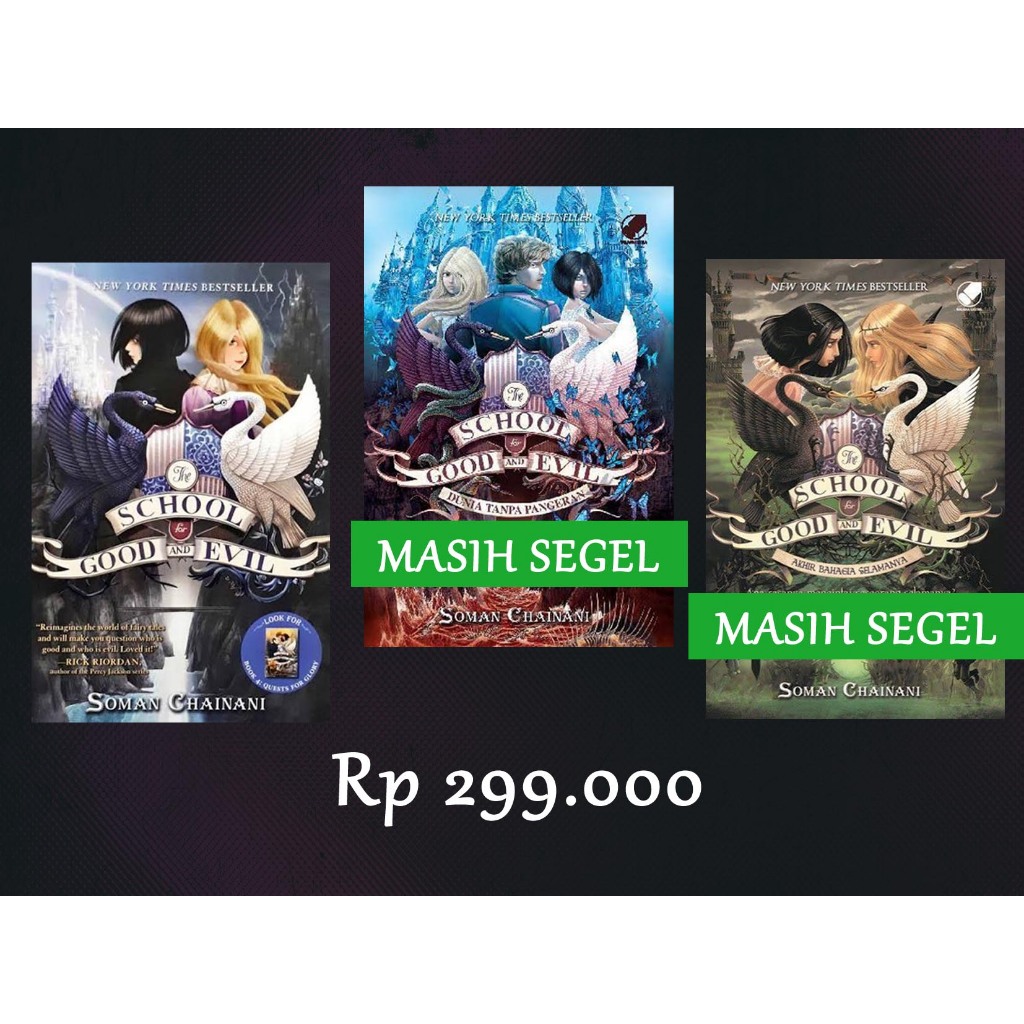 Novel Preloved The School for Good and Evil (Set 3 buku)