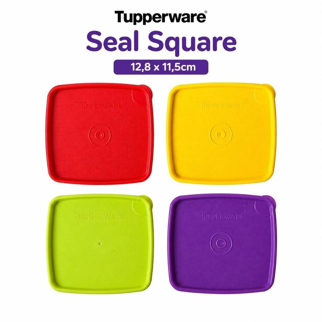 Seal Square Round Tupperware