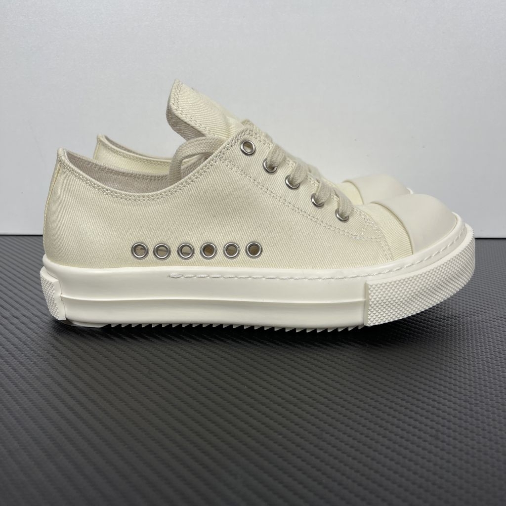 DRKSHDW Ramones Temple Low Top Denim White RO