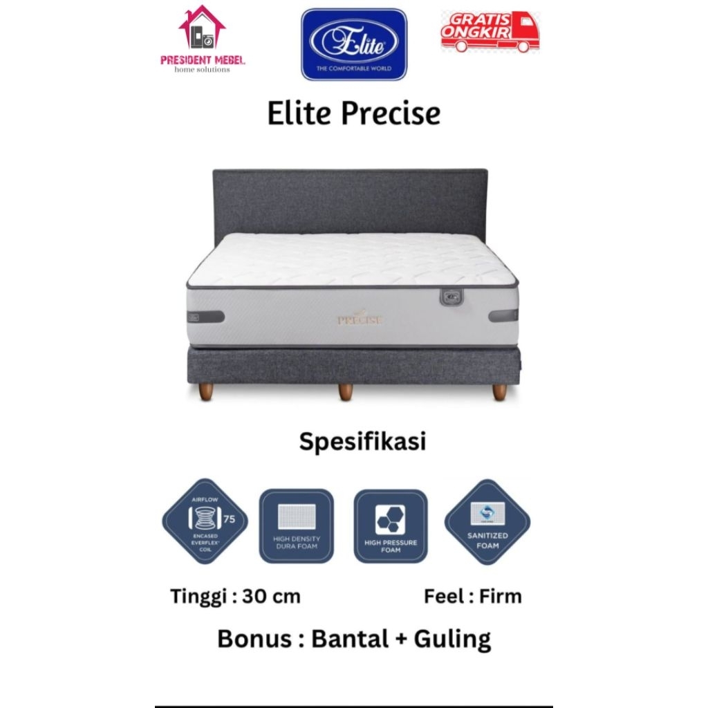 Kasur springbed ELITE PRECISE Tebal 30 cm