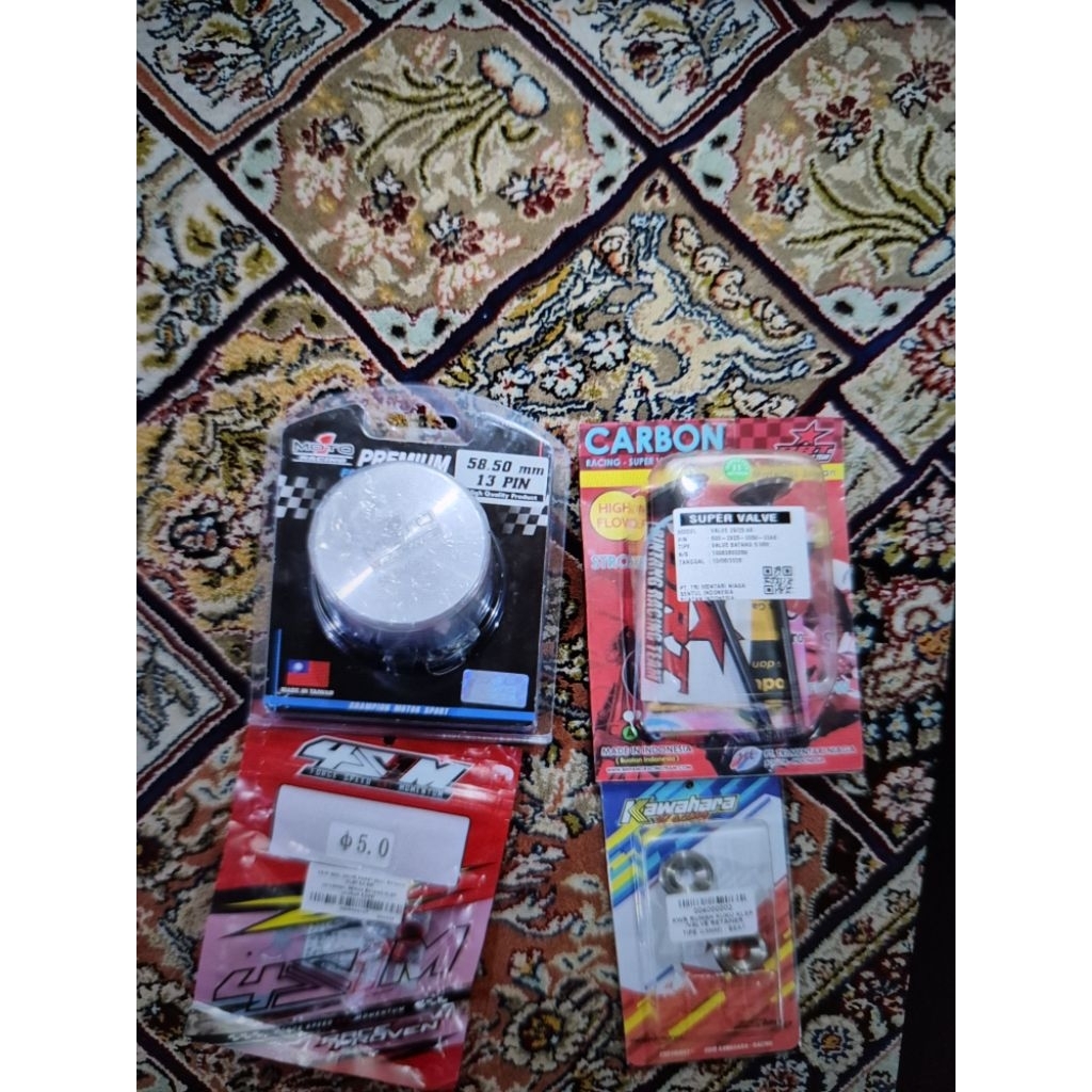 Fs seher, klep brt carbon, retainer titanium, sim klep