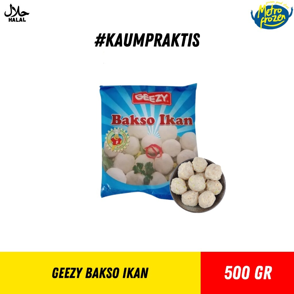 GEEZY Bakso Ikan 500gr //fish ball //bakso ikan instan Banjarmasin