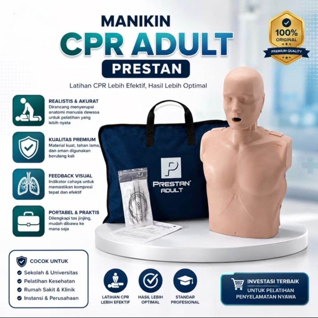 Phantom Manikin  CPR Prestan Dewasa / Phantom Manikin CPR Dewasa