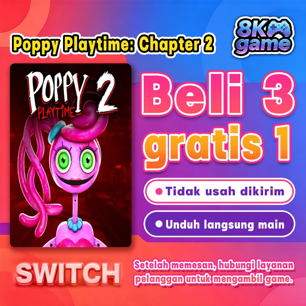 Poppy Playtime: Chapter 2  Nintendo Switch Digital Game BELI 3 GRATIS 1