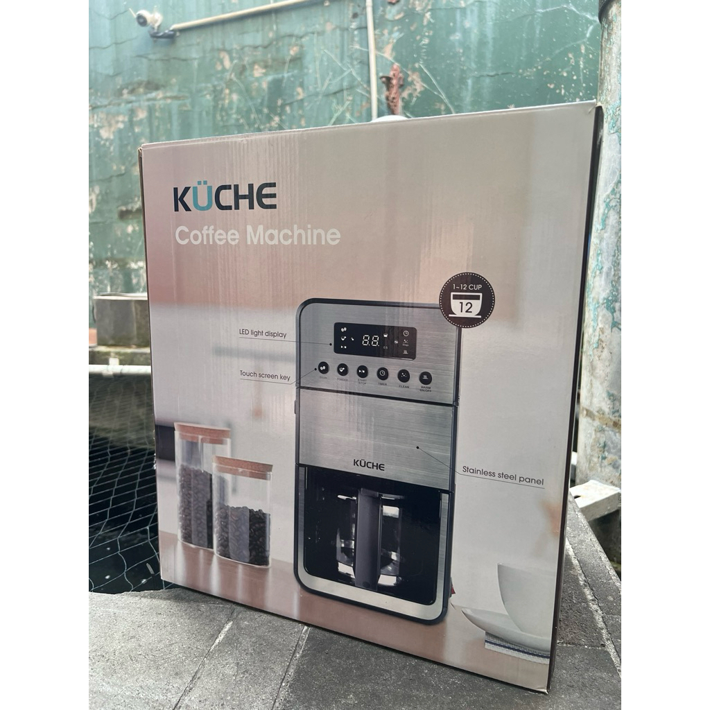 Kuche Coffee Machine Mesin Kopi Otomatis Kantor dengan Grinder