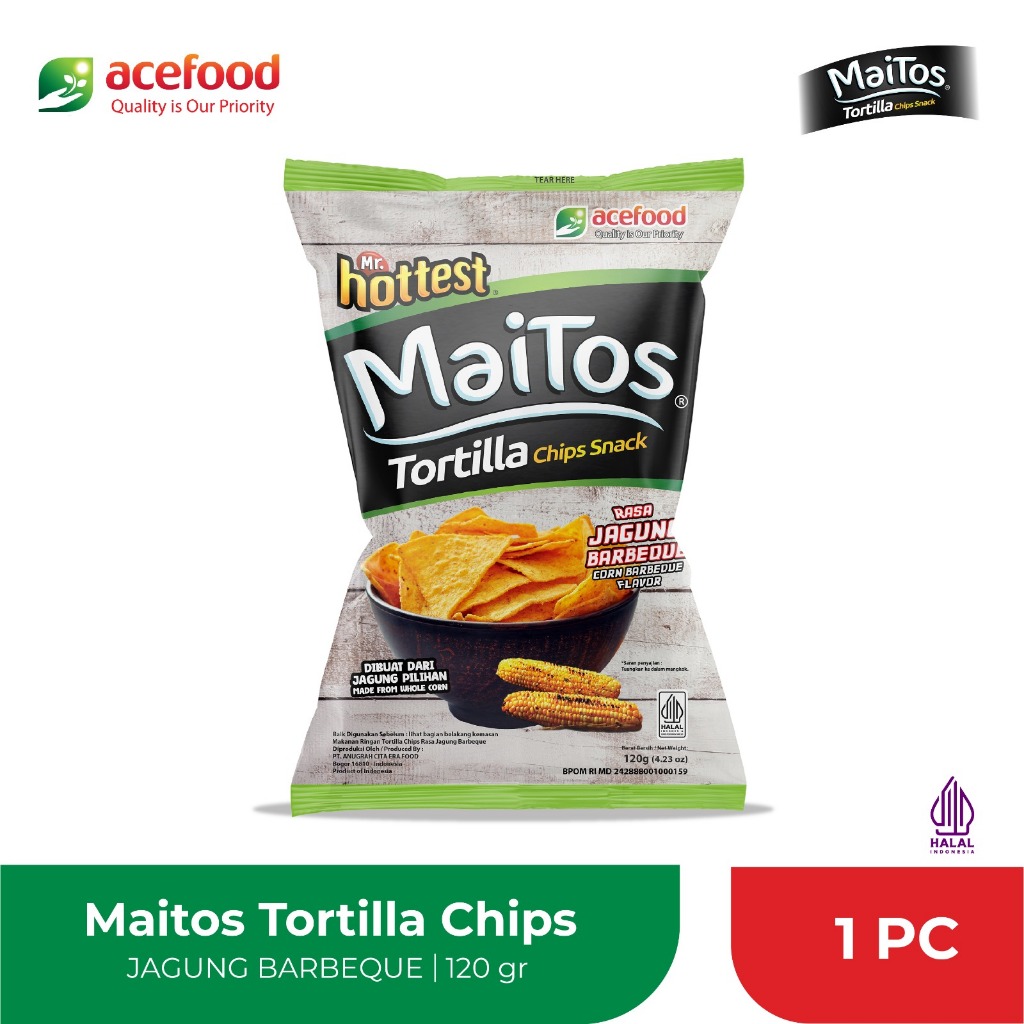 Maitos Tortilla 120 Gr Rasa Jagung BBQ