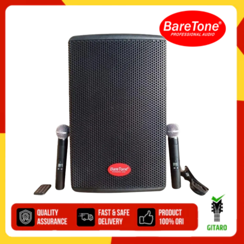 Baretone Speaker Portable MAX10HE Speaker Bluetooth 10inch Speaker Baretone MAX 10HE