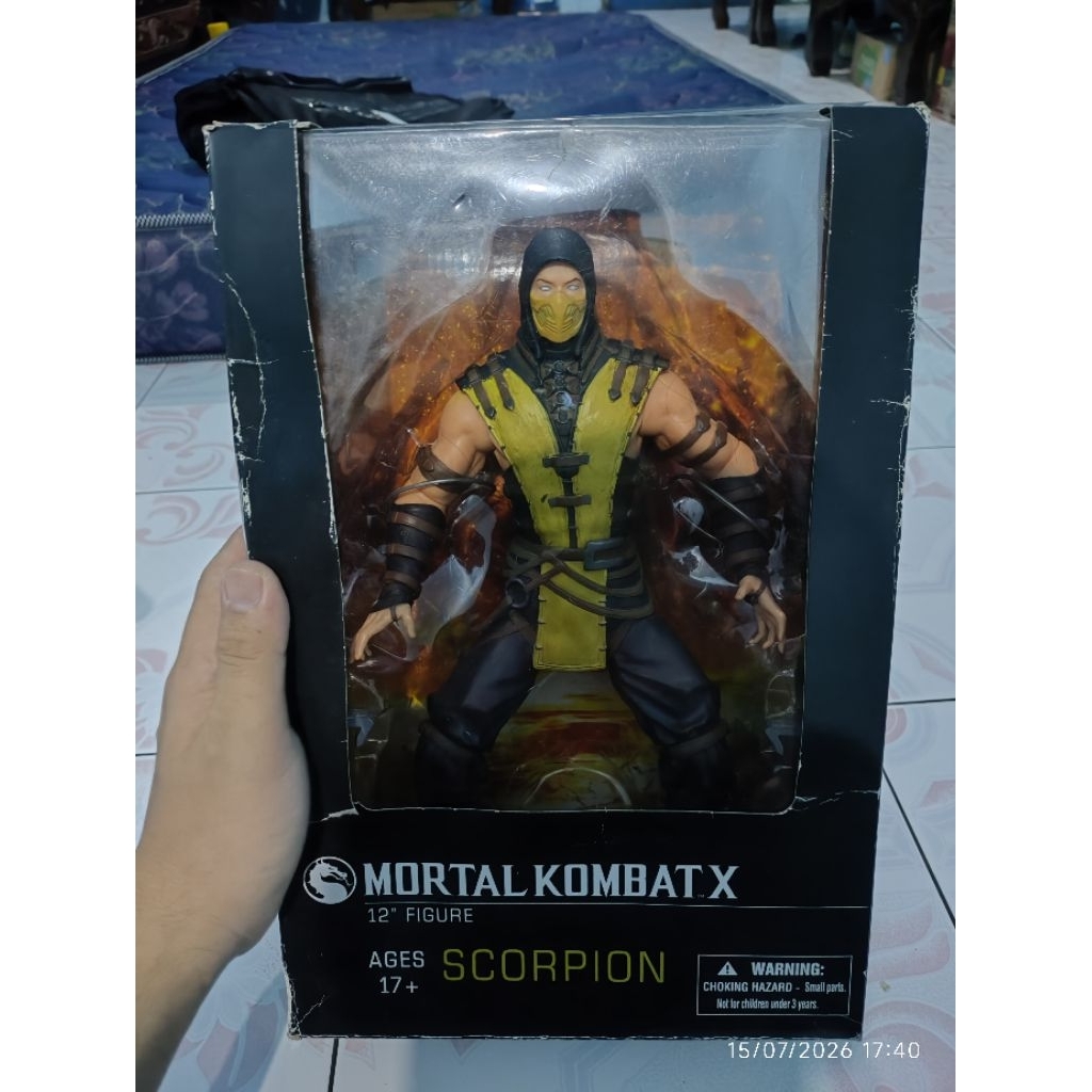 Mortal Kombat X Scorpion Huge 12" Figure Mezco 2015 Original Not Storm Collectibles